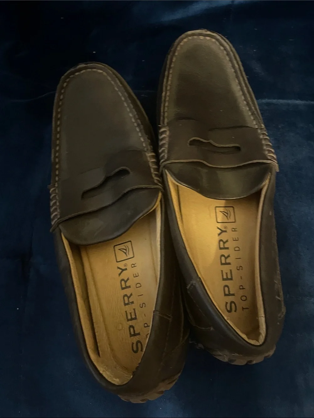Sperry Black Leather Penny Loafers - Classic Slip-On Moccasin
